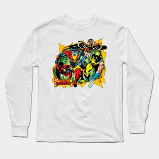 70's Comic Book Mutants Long Sleeve T-Shirt